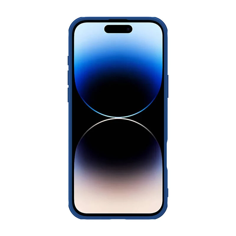 Etui ochronne Nillkin CamShield Pro do iPhone 16 Pro Max, niebieskie, przesuwna osłona aparatu