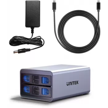 Zewnętrzna obudowa SATA HDD/SSD Unitek S1308A01-EU dla dysków 2,5 cala i 3,5 cala, do 40 TB