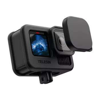 Ochronny silikonowy futerał i osłona obiektywu do GoPro Hero 13 Czarny marki Telesin (model SB9509)
