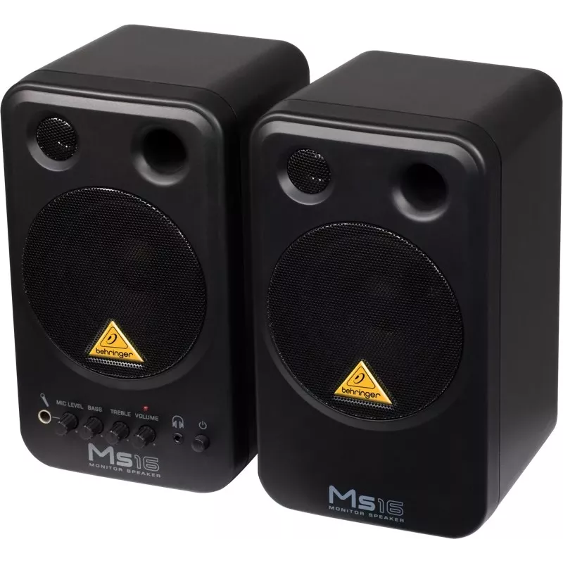 Behringer MS16 głośnik 2-drożny Czarny Przewodowy 16 W
