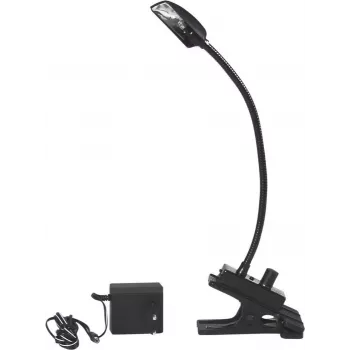 Lampa zaciskowa EUROLITE 80702305 LED z regulowaną jasnością, mocowanie klipsowe, wtyczka EU