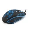 Esperanza MX203 SCORPIO - Mysz - USB - Niebieski - Hiiri - Optinen - 6 Przycisków - Czarny