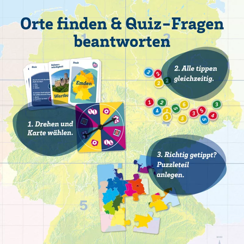 WAS IST WAS - Odkryj Niemcy, gra planszowa