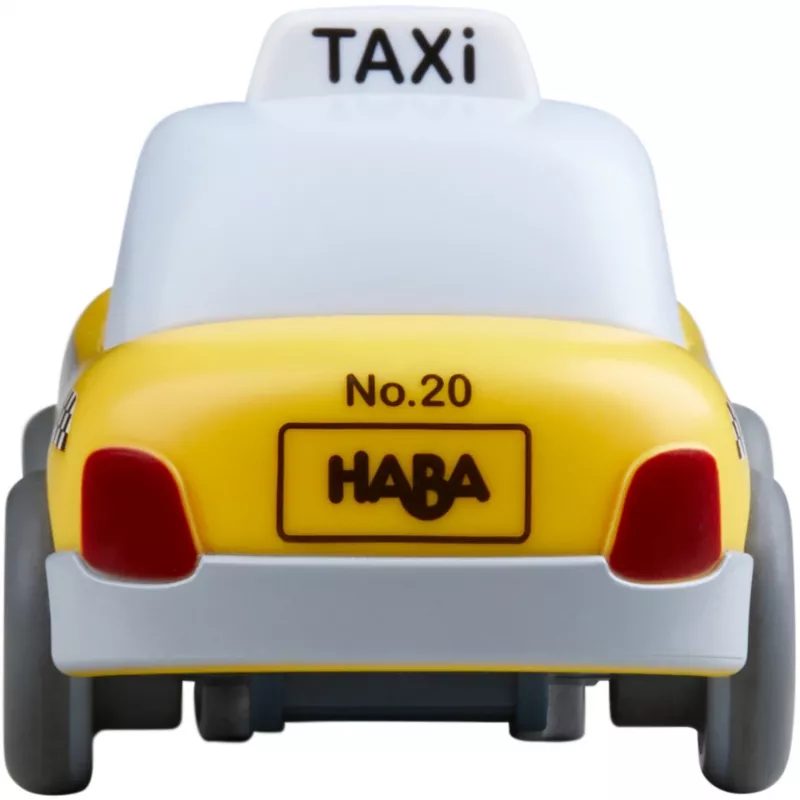 Kullerbu - Taxi, pojazd-zabawka antracytowy/biały (mat)