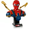 LEGO Marvel popiersie kolekcjonerskie Iron Spider-Man 76326, 379 elementów, model ekspozycyjny 18+, 170×200×110 mm