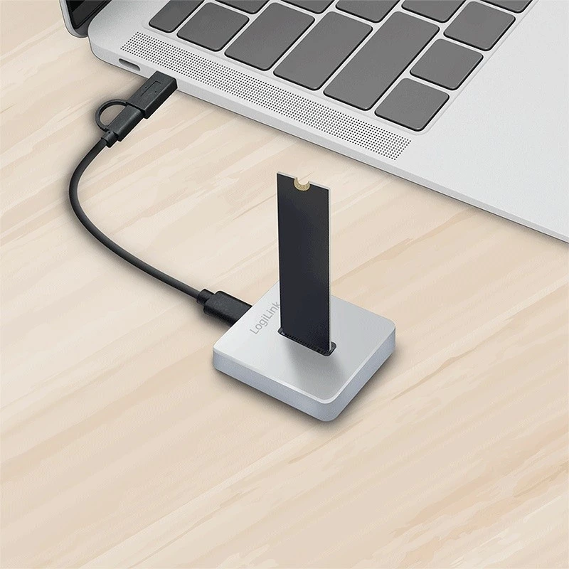Stacja dokująca 1 port USB 3.2, M.2 NVMe