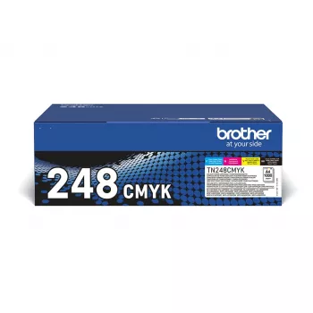 Brother TN-248VAL zestaw tonerów 4 szt. oryginalne czarny, cyjan, magenta, żółty