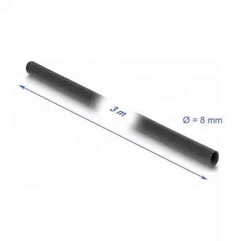 Osłona izolacyjna DeLOCK PVC 3 m x 8 mm czarna