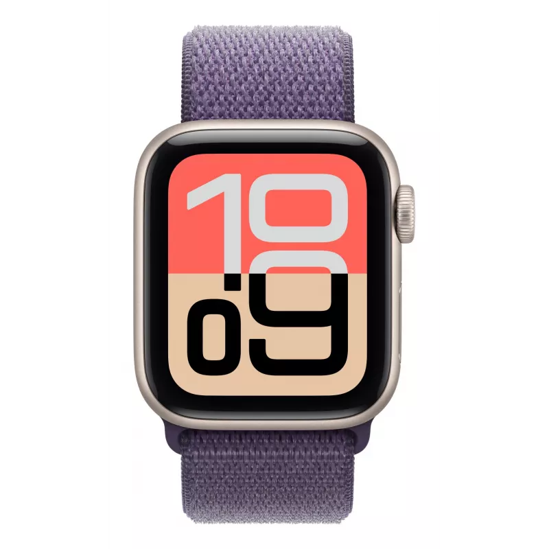 Apple MFF84ZM/A Pasek do smartwatcha, nylon, fioletowy, poliester z recyklingu, spandex