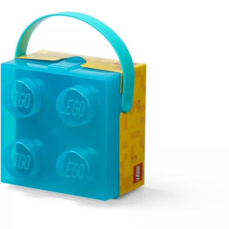 Pudełko do przechowywania LEGO z uchwytem