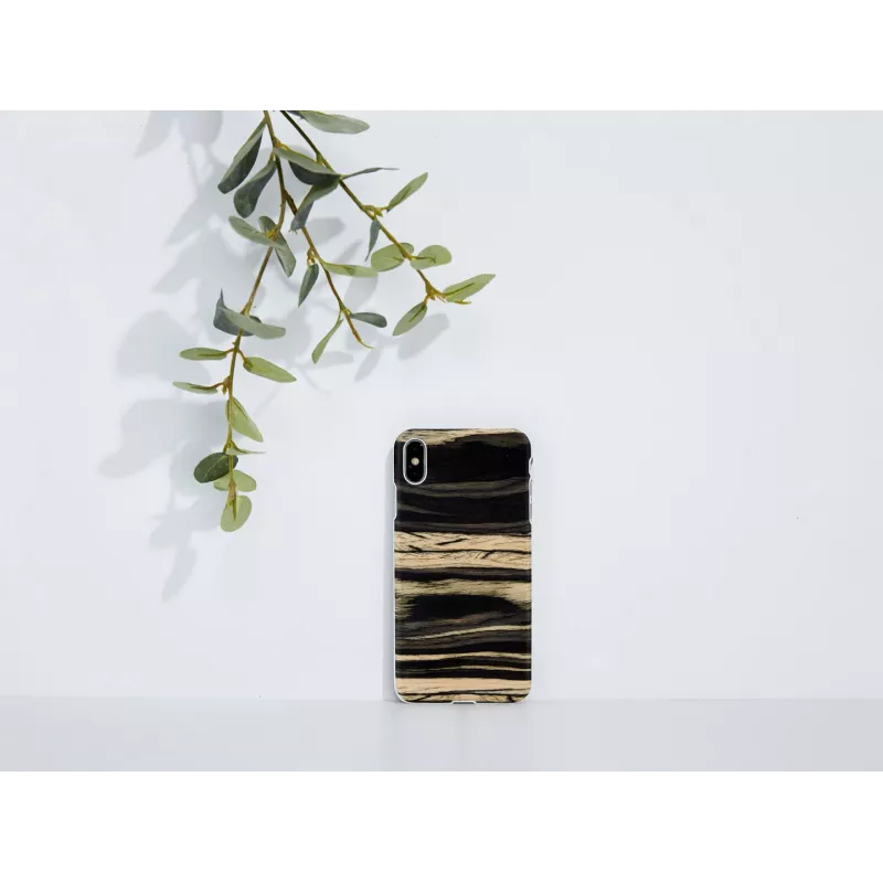 Etui na smartfona man and wood do iPhone XS Max — wykończenie biały Ebony