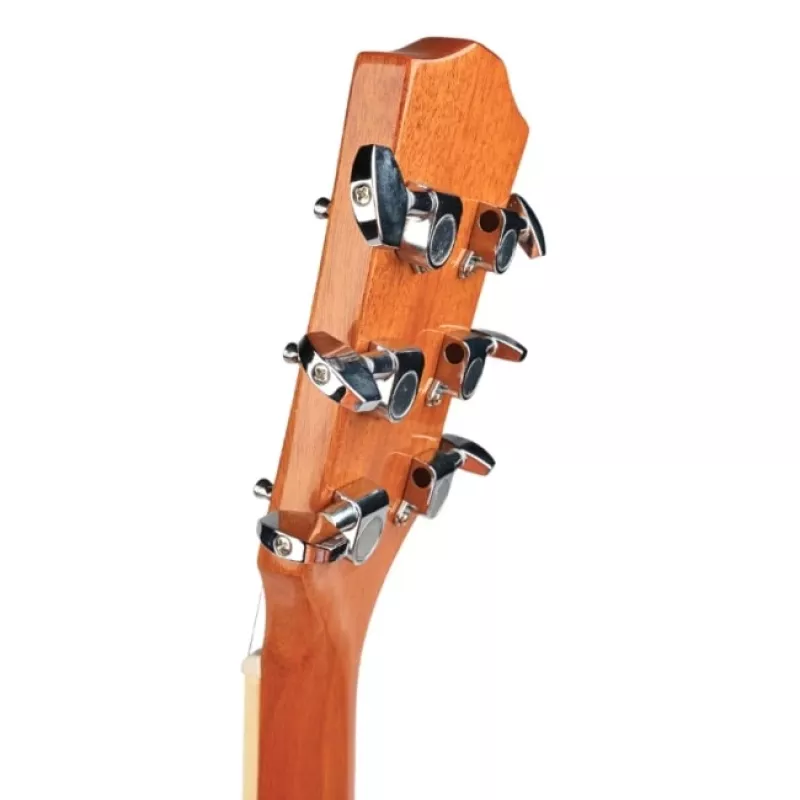 Gitara elektroakustyczna V-tone VEAG1 CE 4/4 Wood — pełnowymiarowy dreadnought, wycięcie, świerkowy top, mahoń tył i boki, wbudowany przedwzmacniacz