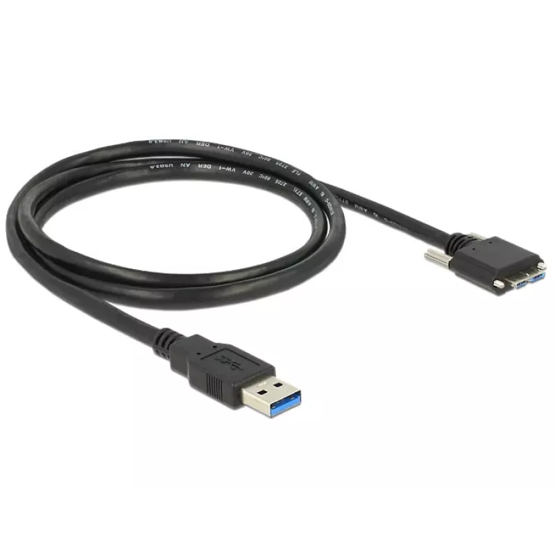 Kabel USB DeLOCK 1m USB 3.0 USB 3.2 Gen 1 Micro-USB B Czarny