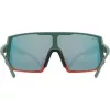 Multi-sport glasses UVEX sportstyle 235 — Unisex, semi-rimless frame, zielony/czerwony