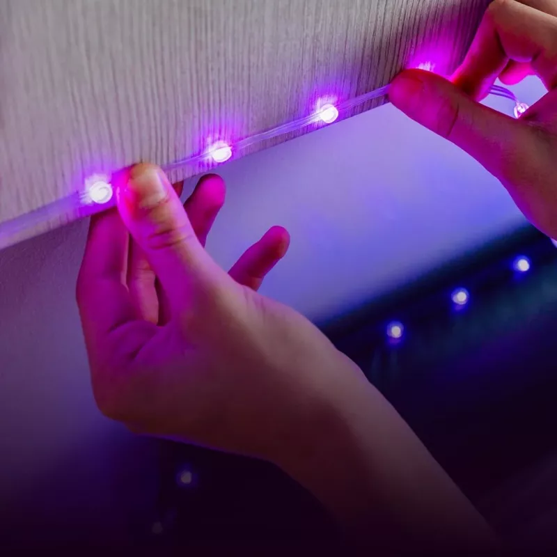 Twinkly Dots 60 RGB USB Smart Lights, 3 m, Czarny
