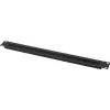 Listwa do zarządzania kablami helos 328897 1U czarna 48,3 cm