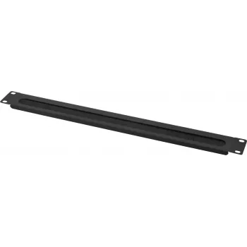 Listwa do zarządzania kablami helos 328897 1U czarna 48,3 cm
