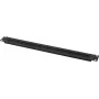 Listwa do zarządzania kablami helos 328897 1U czarna 48,3 cm