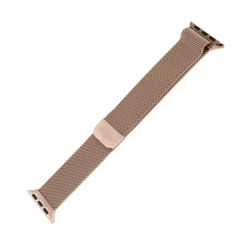 Siatkowy pasek FIXED FIXMEST-436-RG do Apple Watch 38/40/41mm w kolorze różowego złota