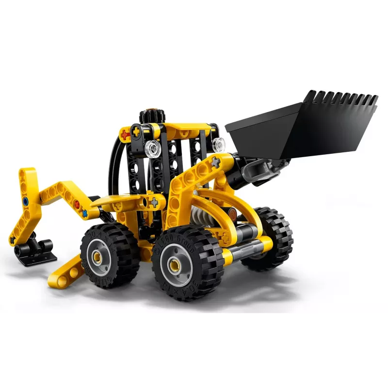Zestaw konstrukcyjny LEGO Technic Ładowarka teleskopowa 42197 — przegubowe skrętne kierowanie, działająca ładowarka, 104 elementów, zalecany wiek 7+