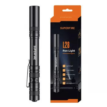 Latarka Superfire L28 — ręczna latarka LED, 121 lm, 5 W