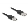 Kabel spiralny DeLOCK EASY-USB 2.0 Typ-A męski na Typ-A męski 0,5m do 0,8m czarny