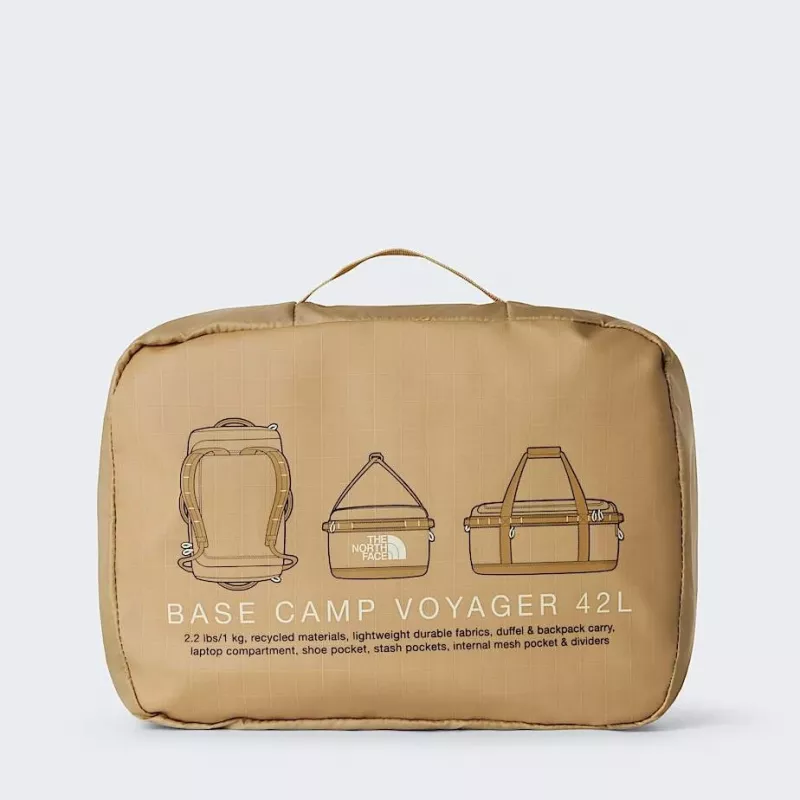 Torba The North Face Base Camp Voyager Duffel 42L - khaki/brązowy
