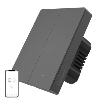 Inteligentny przełącznik ścienny Sonoff M5-2C-80 Wi‑Fi, 2 obwody, model M5-2C-80