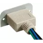 Kindermann Konnect 50 alu - VGA (HD15) 90° - Modułowy snap-in do płyt czołowych