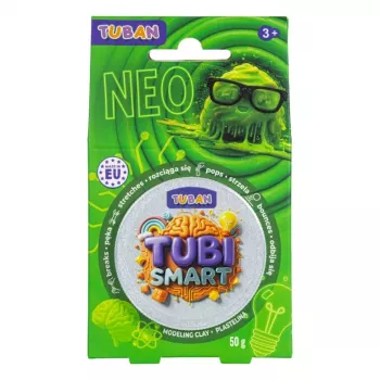 Masa plastyczna TUBAN TUBI SMART NEO, zielona, 50 g — masa plastyczna dla dzieci
