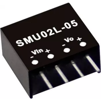 zasilacz MEAN WELL SMU02M-12, Wejście 10,8–13,2 V, Wyjście 12 V, Moc wyjściowa 2 W