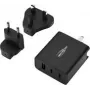 Podróżna ładowarka USB Ansmann TC315 / 3 A / 15,5 W / 3 porty USB 15,5 W gniazdo USB-A Smart IC czarna do użytku wewnętrznego (1001-0178)