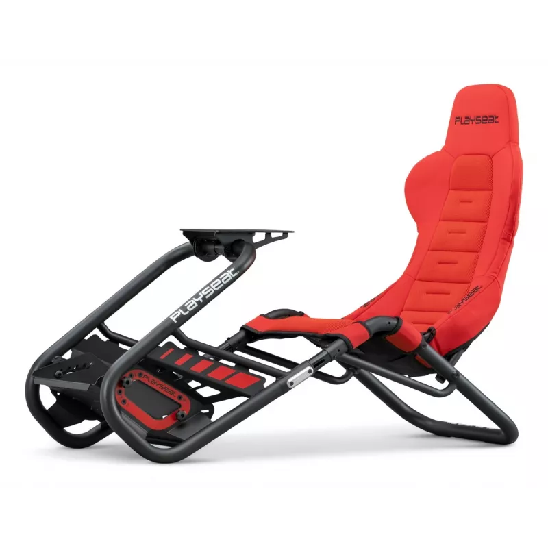 Uniwersalny fotel gamingowy Playseat Trophy Tapicerowane wyściełane siedzisko Czerwony