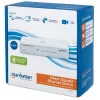 Manhattan 5-portowy przełącznik Gigabit Ethernet, rozmiar biurkowy, tworzywo sztuczne, IEEE 802.3az (Energy Efficient Ethernet), trzyletnia gwarancja, opakowanie