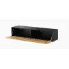 Cama zestaw mebli do salonu VIGO 22 czarny/dąb wotan