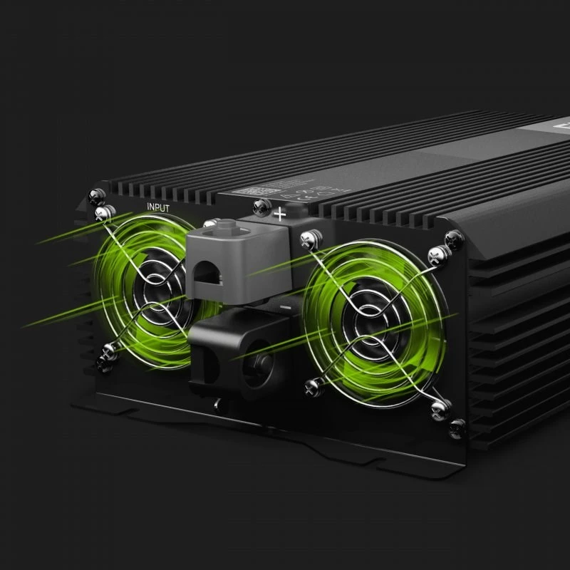 Przetwornica napięcia zielony Cell INVGC12 Auto 3000 W czarna