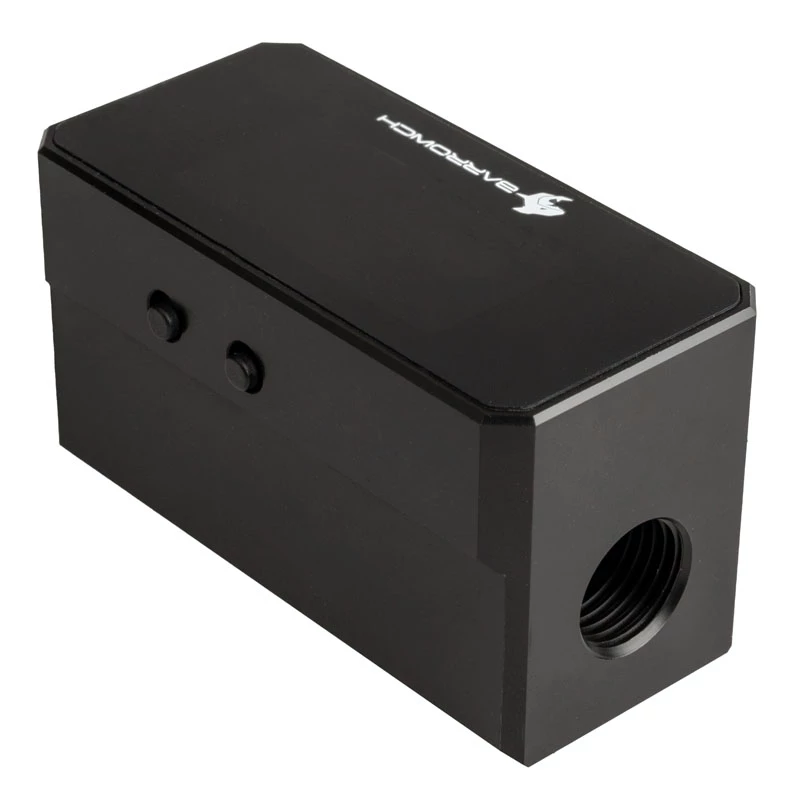 Przepływomierz Barrow FBFT08 B — Wyświetlacz OLED, czarny