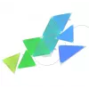Trójkątne panele LED Nanoleaf NL47-0002TW-9PK — zestaw 9 paneli RGB do montażu na ścianie, zasilanie AC, białe