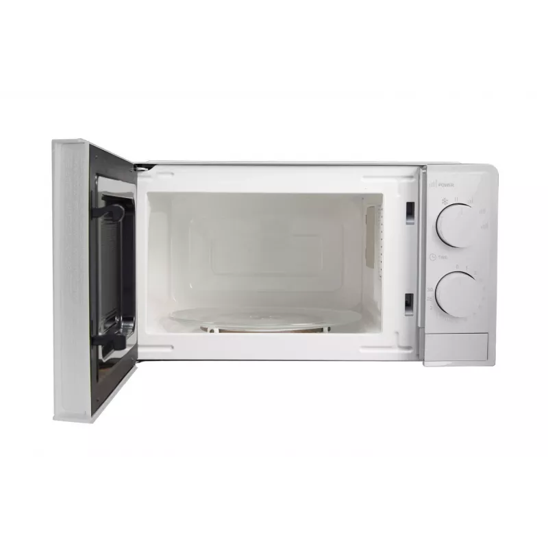 Kuchenka mikrofalowa solo ESPERANZA ESTOFADO — 700 W, 20 l, 5 poziomów mocy, talerz obrotowy 24,5 cm, biały