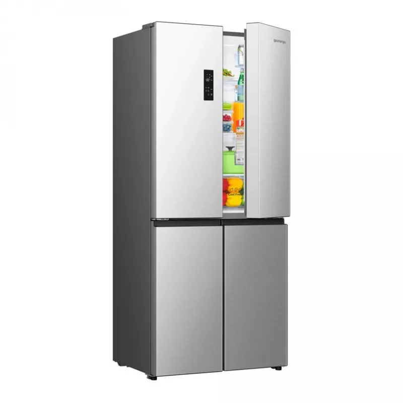 Gorenje HZSF46962 NRM819E61X G600, Szary, Stal, Szkło, 460 L, SN-N, C
