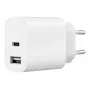 ŁADOWARKA USB UNIWERSALNA BIAŁA/2P TA-UC-2AC12-01 GEMBIRD