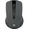 Bezprzewodowa mysz optyczna DEFENDER MM-935 RF, symetryczna, 1600 DPI, szara, odbiornik USB, baterie AAA