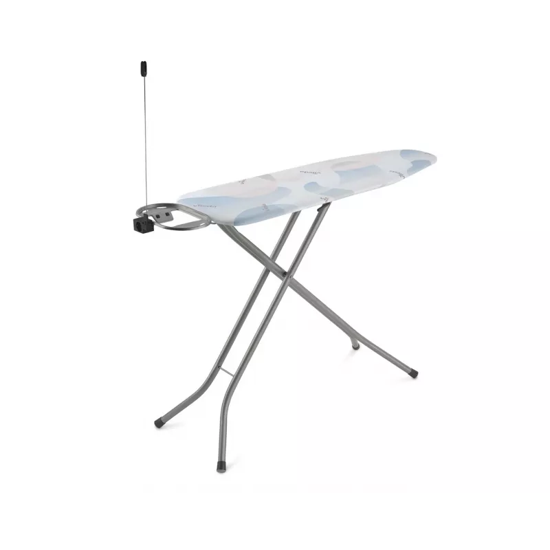 Deska do prasowania pełnowymiarowa VILEDA Bravo Plus 143032 — regulowana wysokość 80–97 cm, blat 380×1200 mm, blat z siatki stalowej