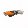 Nóż uniwersalny Fiskars 1062938 czarno-pomarańczowy, nóż z ostrzem żyletkowym