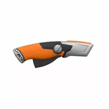 Nóż uniwersalny Fiskars 1062938 czarno-pomarańczowy, nóż z ostrzem żyletkowym