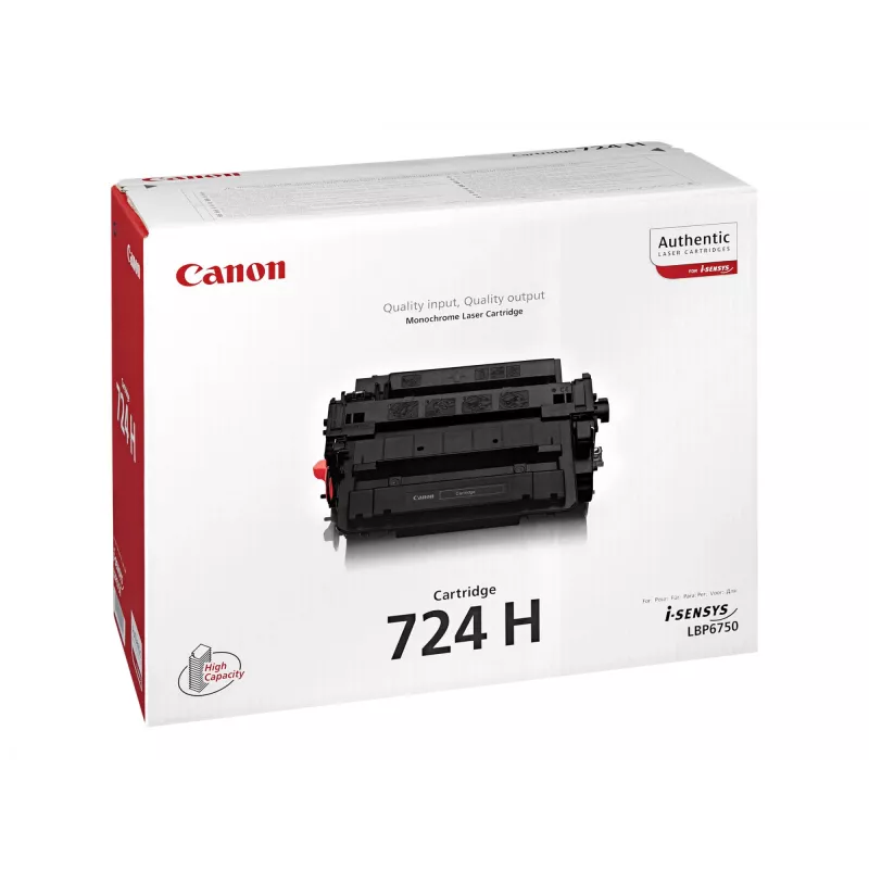 Kaseta z tonerem Canon CRG-724H, 1 szt., oryginalna, czarna