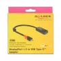 Adapter kabla wideo DeLOCK 63928 USB Type-C do DisplayPort 20 pin