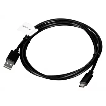 Kabel USB A na USB C LANBERG CA-USBO-20CU-0018-BK — USB 2.0, 1,8 m, czarny
