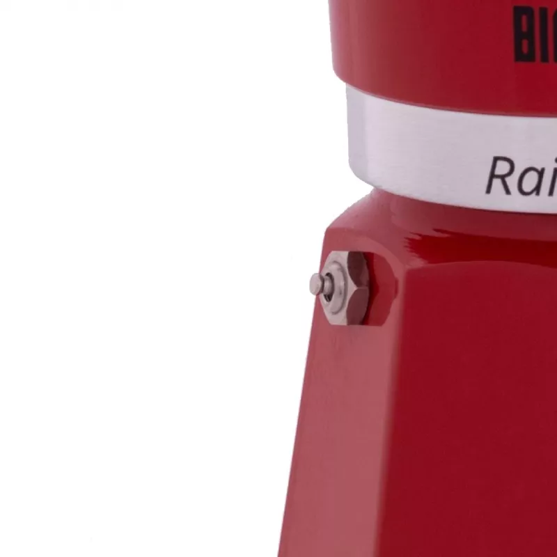 Ekspres do kawy na płytę BIALETTI Rainbow 0,06 L — Aluminium, 60 ml, Czerwony