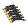 APC AP8702S-NA kabel zasilający Czarny 0,61 m wtyk C13 wtyk C14